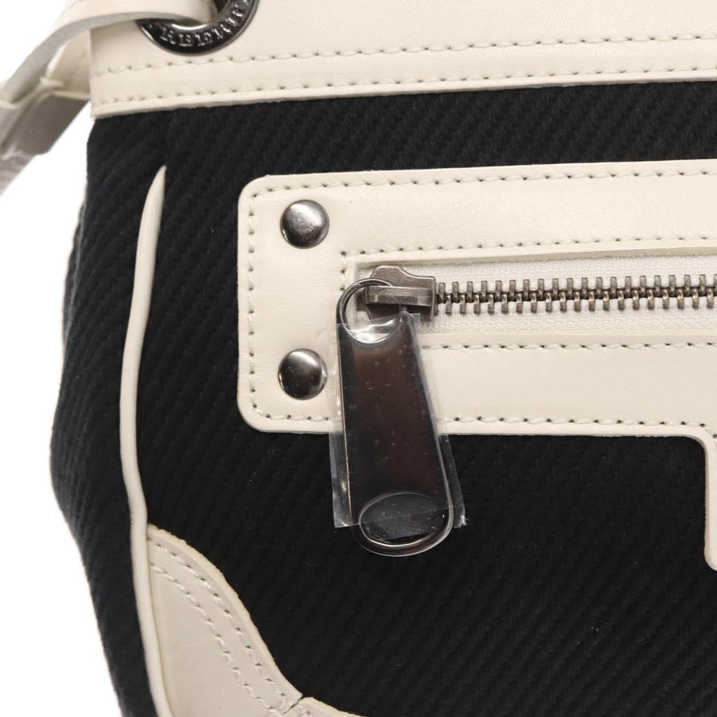 Burberry Vintage Handbag Canvas Black Canvas Handbag