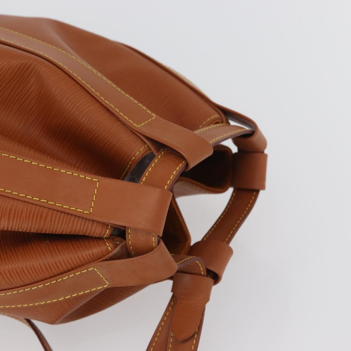 Louis Vuitton Randonnee Backpack Epi Leather Brown Leather Backpack Bag