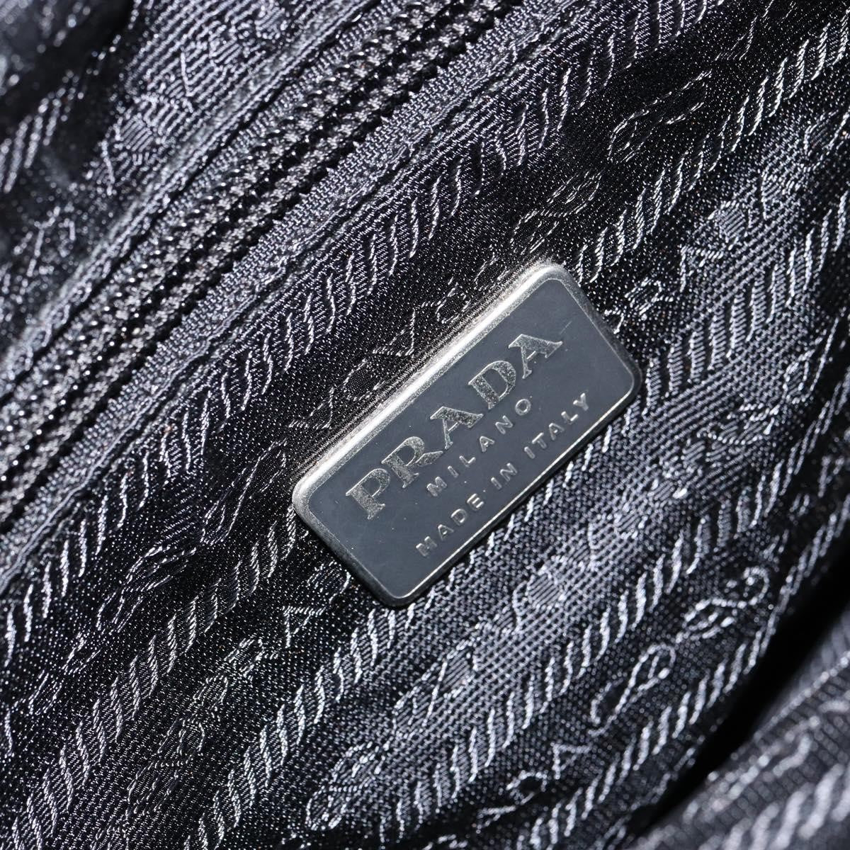 Prada Vintage Zip Tote Tessuto Black Nylon Tote Bag Bag