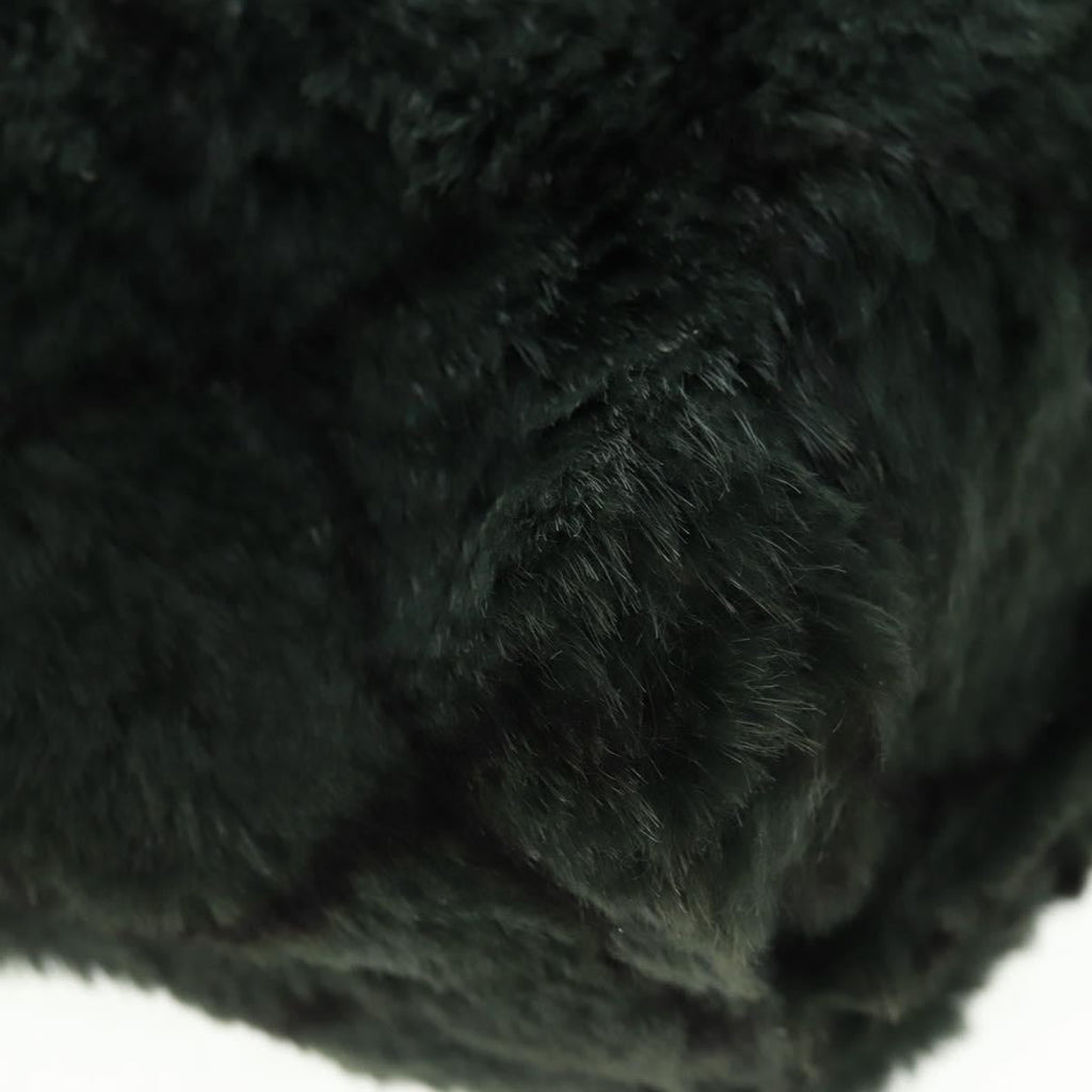 Chanel Chain Tote Lapin Fur Green Fur Tote Bag Bag