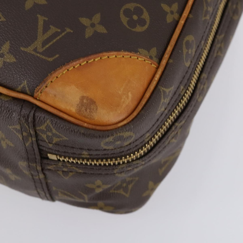 Louis Vuitton Sirius Handbag Monogram Canvas Brown Canvas Travel Bag