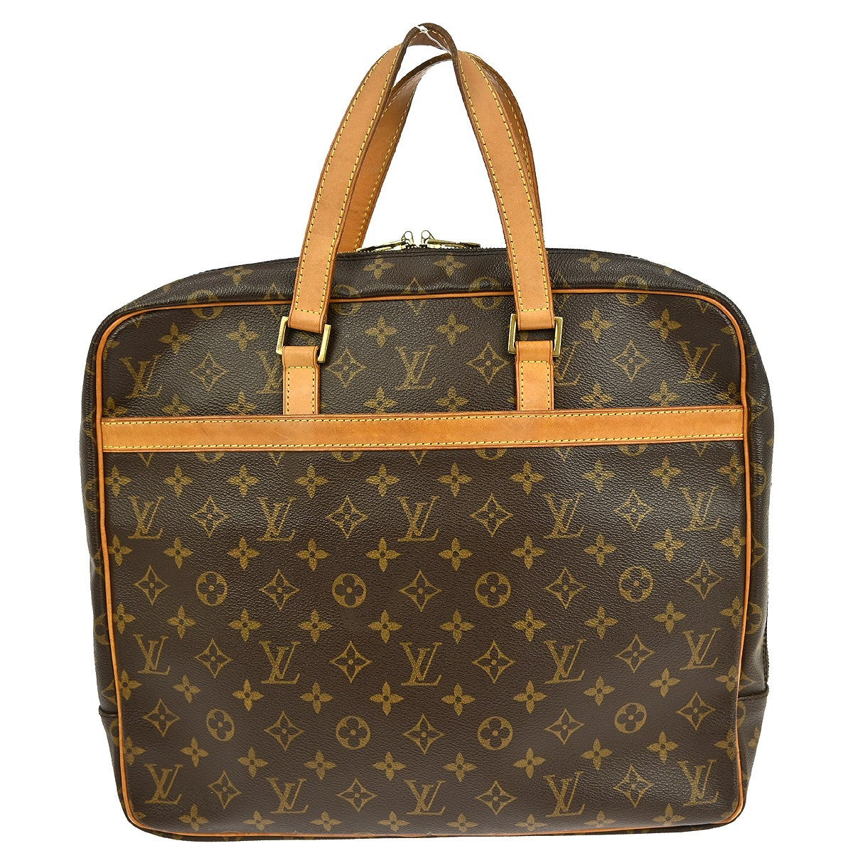 Louis Vuitton Porte-Documents Pegase Bag Monogram Canvas Brown Canvas Briefcase Bag