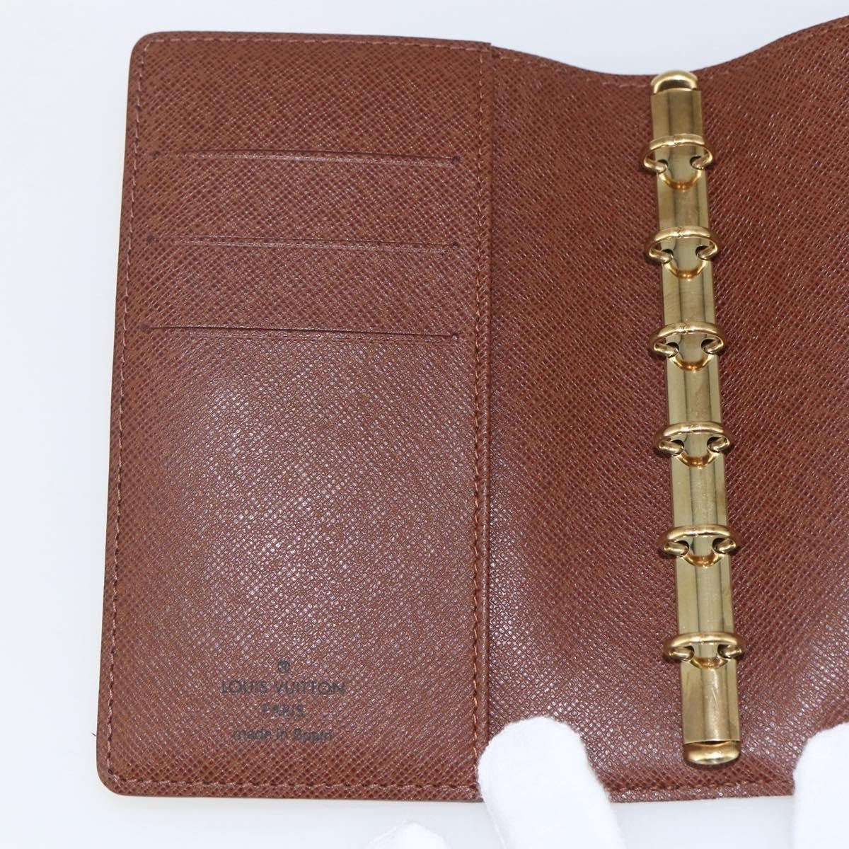 Louis Vuitton Agenda Cover Monogram Panda Brown Canvas Wallets Accessory