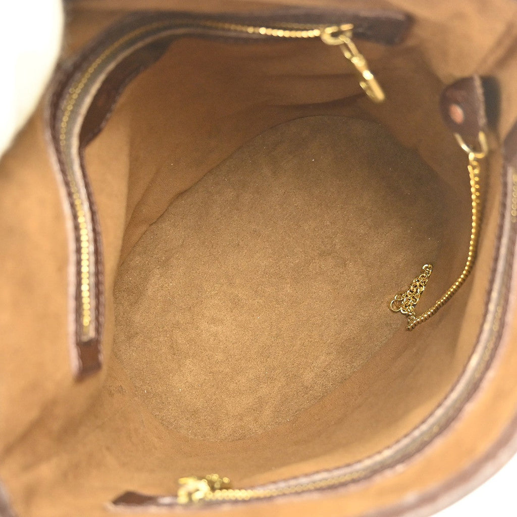 Louis Vuitton Marais Bucket Bag Damier Brown Canvas Shoulder Bag