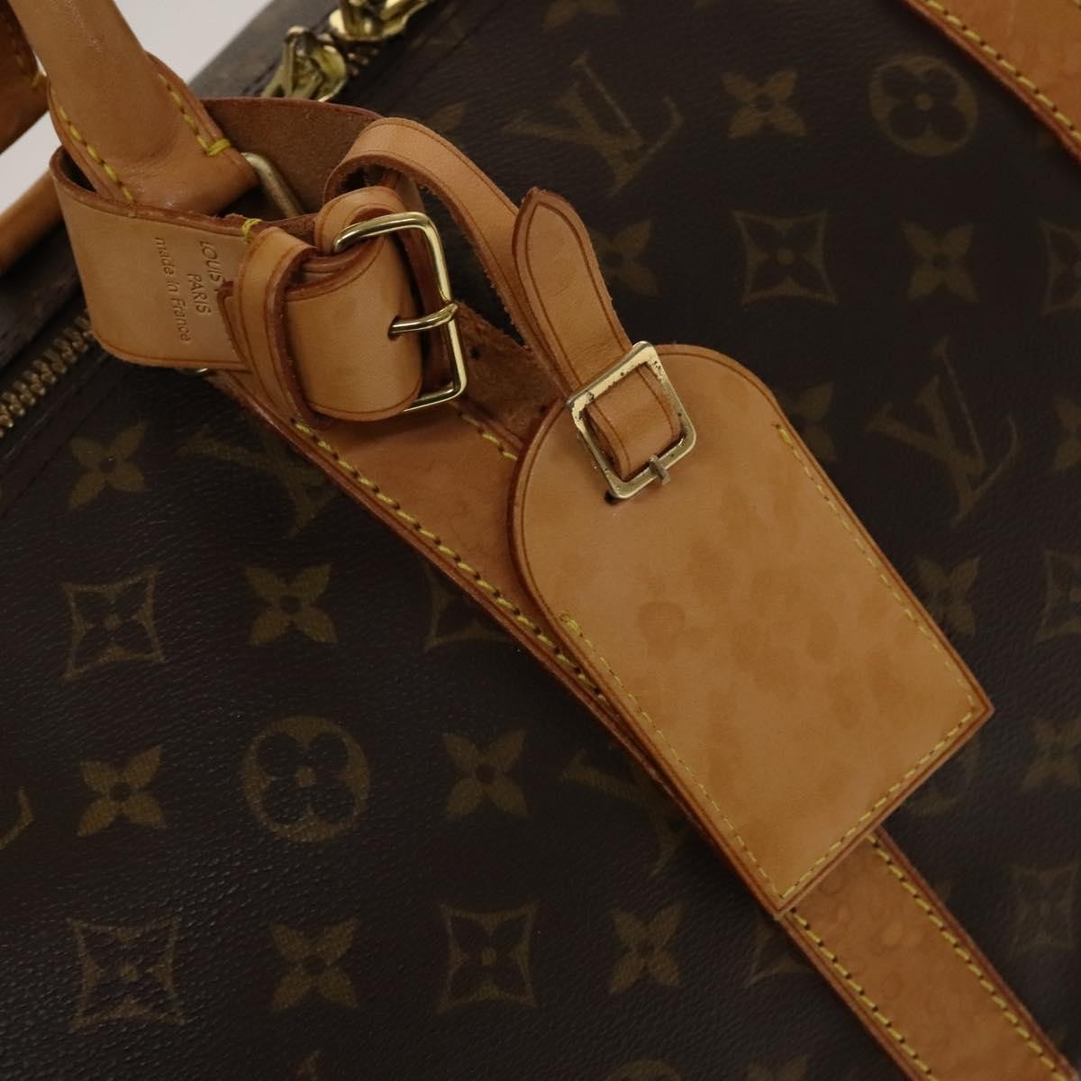 Louis Vuitton Keepall Bag Monogram Canvas Brown Canvas Travel Bag