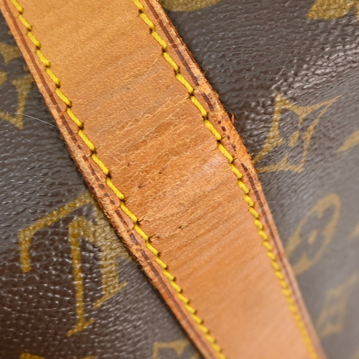 Louis Vuitton Keepall Bag Monogram Canvas Brown Canvas Travel Bag