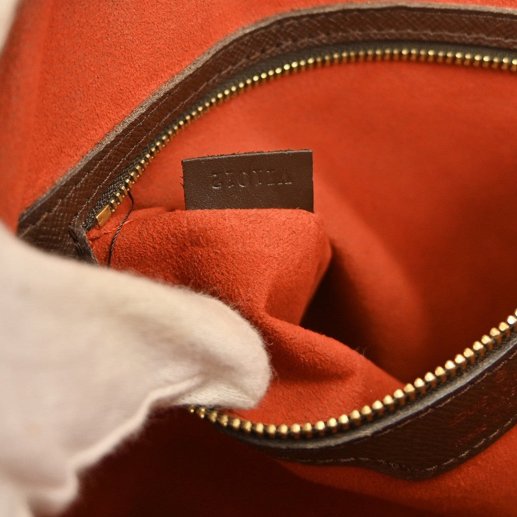 Louis Vuitton Triana Bag Damier Brown Canvas Handbag