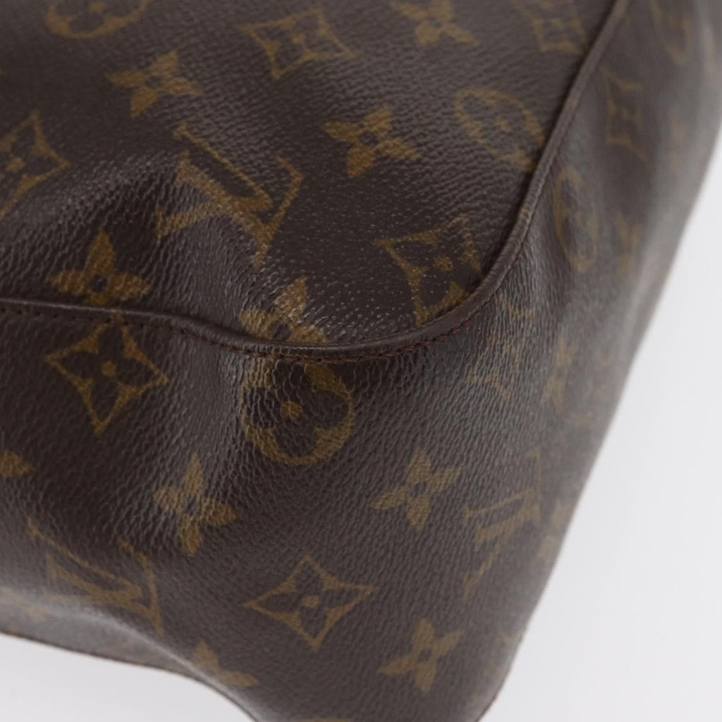 Louis Vuitton Monogram Looping Handbag Monogram Canvas Brown Canvas Shoulder Bag