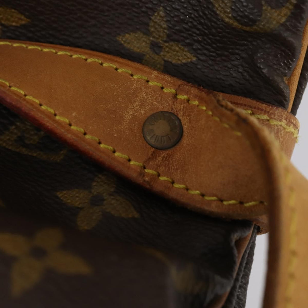 Louis Vuitton Saumur Handbag Monogram Canvas Brown Canvas Shoulder Bag