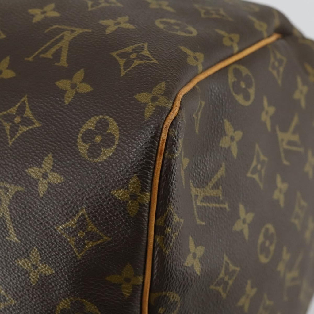 Louis Vuitton Keepall Bag Monogram Canvas Brown Canvas Travel Bag