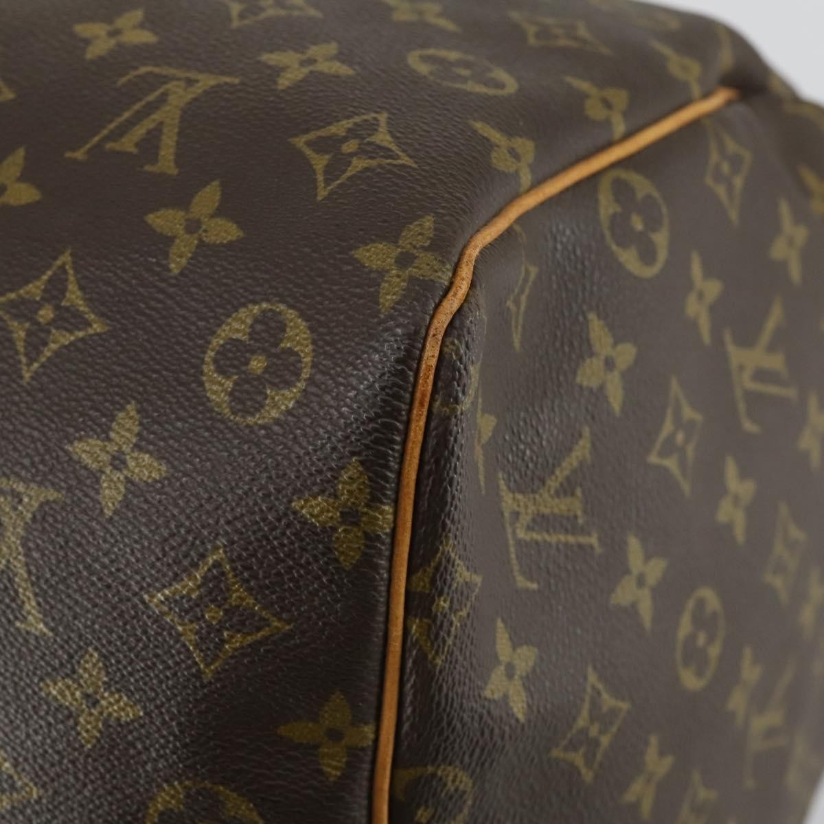 Louis Vuitton Keepall Bag Monogram Canvas Brown Canvas Travel Bag