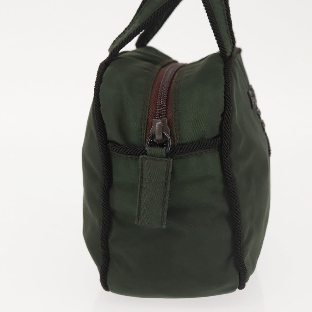 Prada Vintage Handbag Tessuto Khaki Nylon Handbag