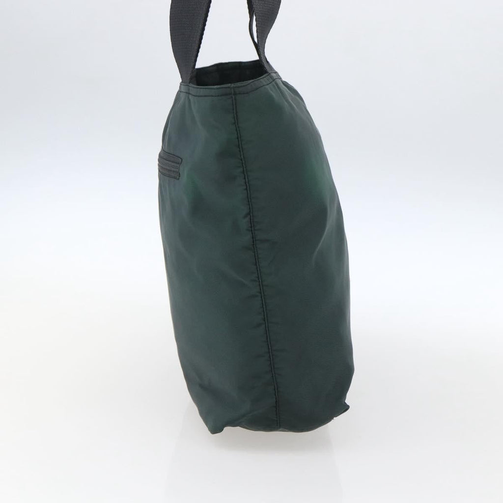 Prada Vintage Zip Tote Tessuto Green Nylon Tote Bag Bag