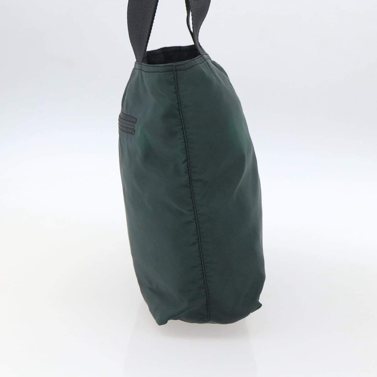 Prada Vintage Zip Tote Tessuto Green Nylon Tote Bag Bag
