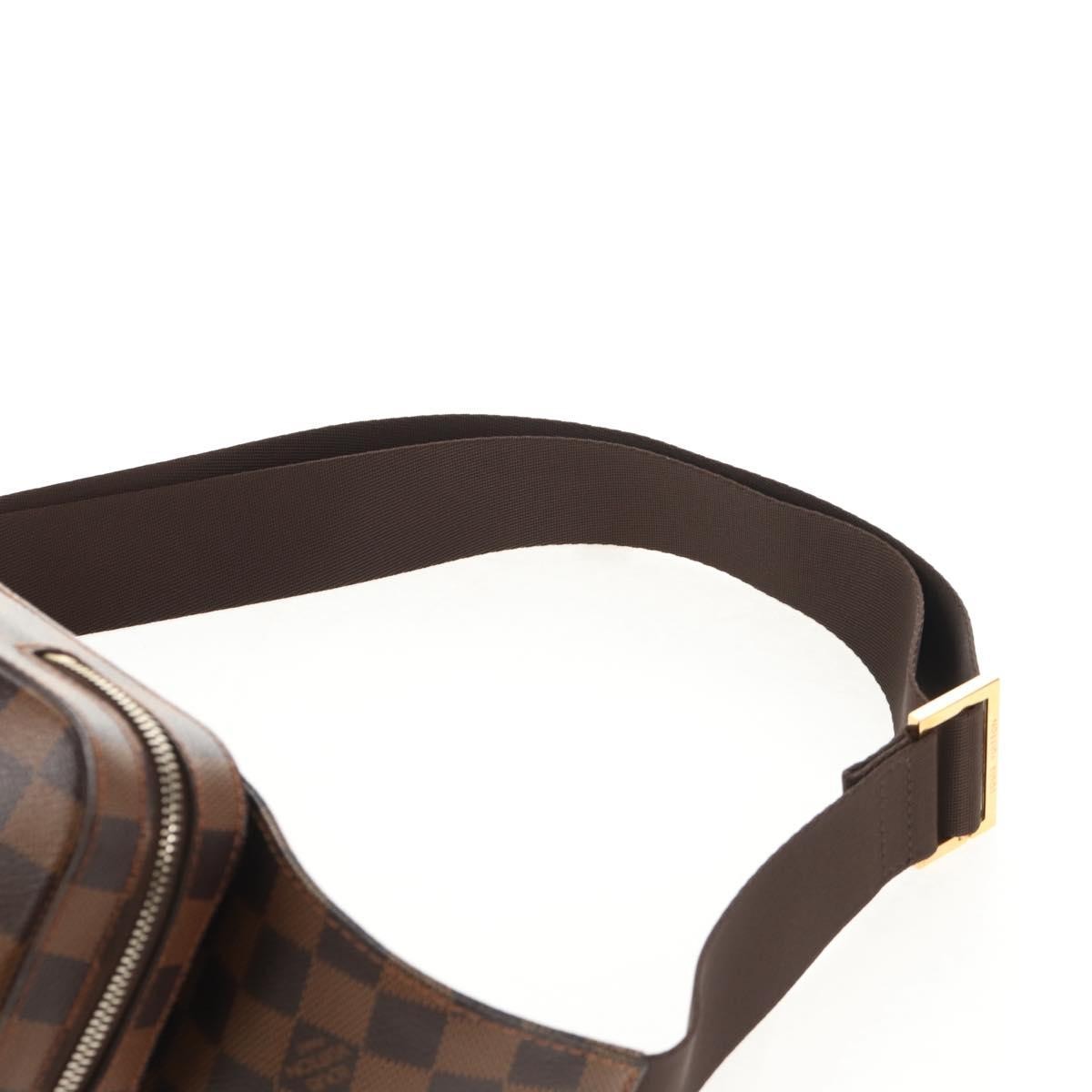 Louis Vuitton Geronimos Waist Bag Damier Brown Canvas Bag