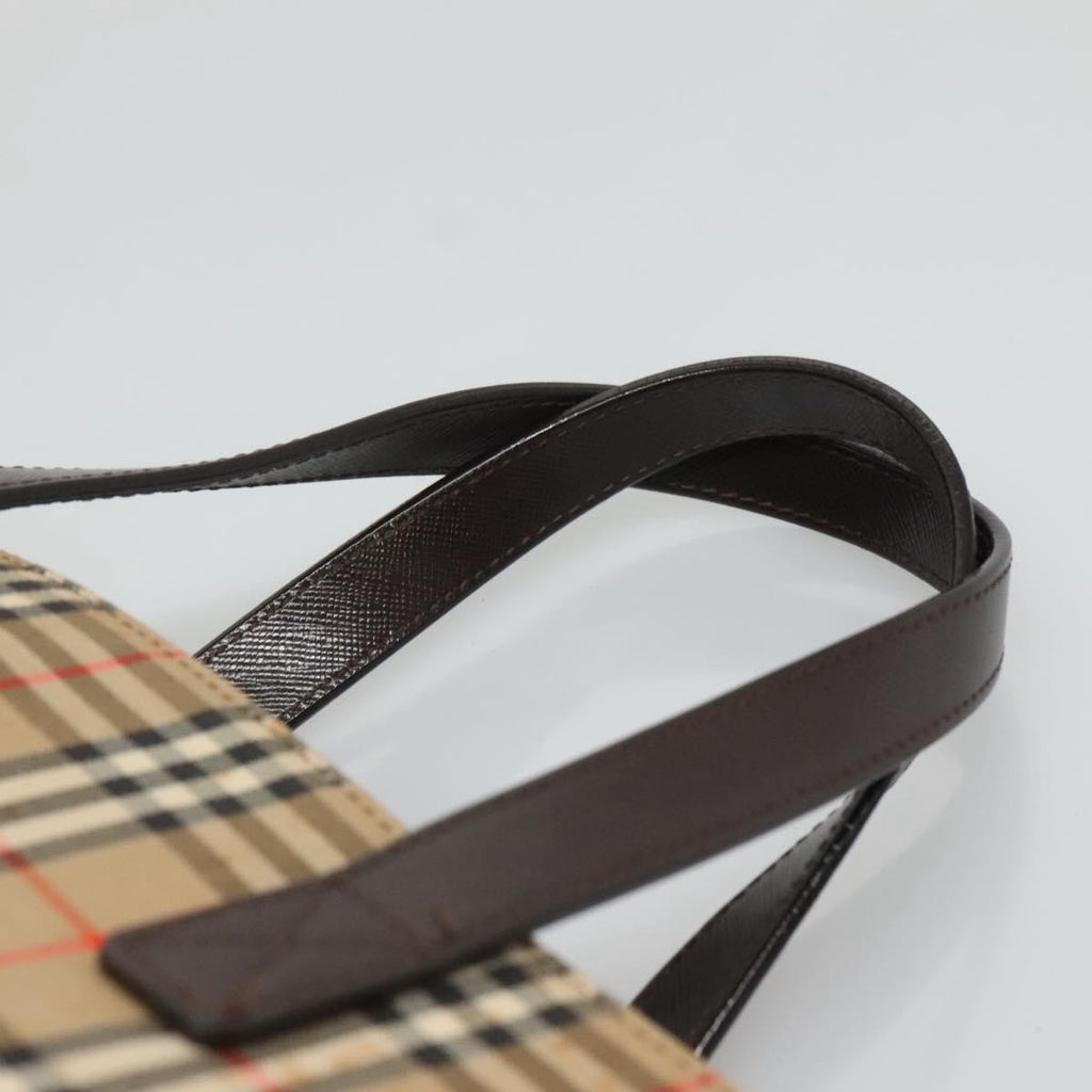 Burberry Nova Check Handbag Nova Check Canvas And Leather Beige Canvas Handbag