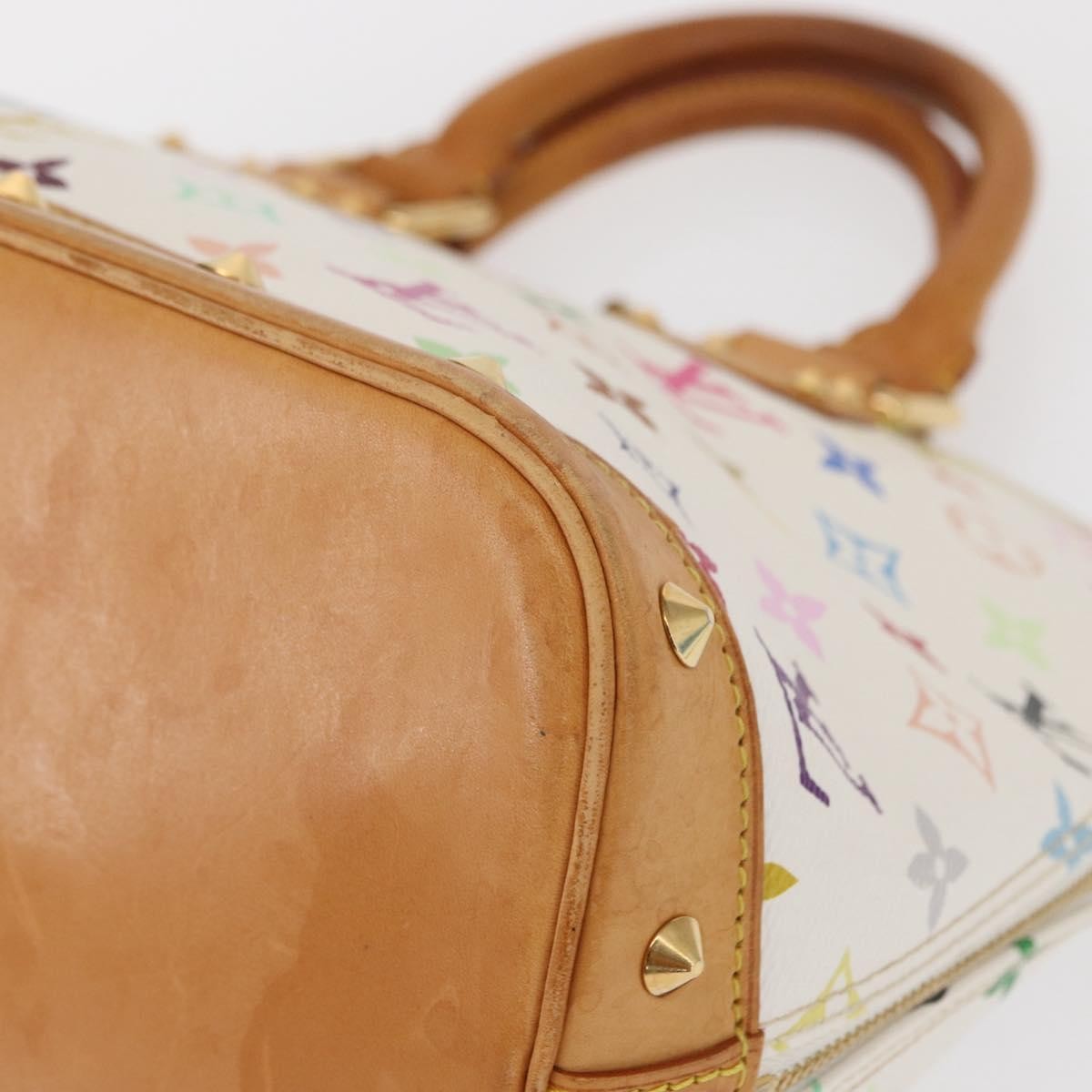 Louis Vuitton Alma Handbag Monogram Multicolor Multicolour Canvas Handbag