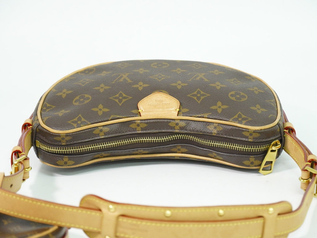 Louis Vuitton Croissant Handbag Monogram Canvas Brown Canvas Shoulder Bag