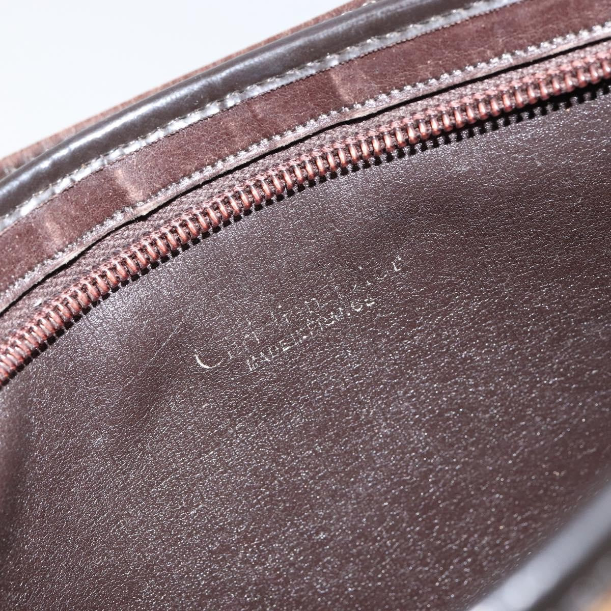 Christian Dior Vintage Trotter Shoulder Bag Canvas Brown Canvas Shoulder Bag Bag (Pre-Owned)