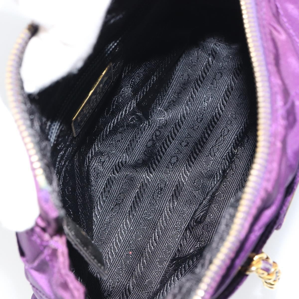 Prada Re-Edition 1995 Chain Tote Quilted Re-Nylon Purple Nylon Shoulder Bag Bag