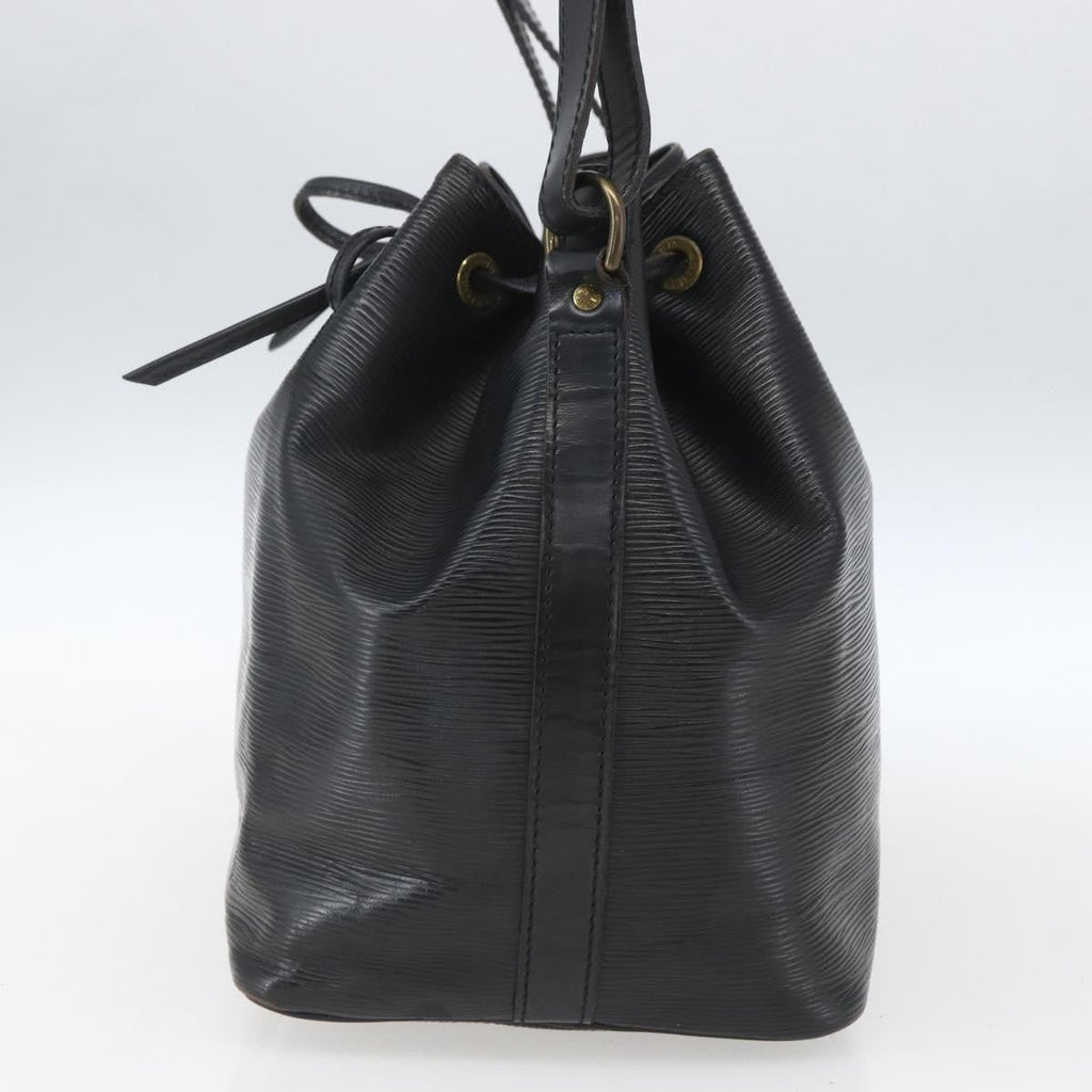 Louis Vuitton Petit Noe Handbag Epi Leather Black Leather Shoulder Bag