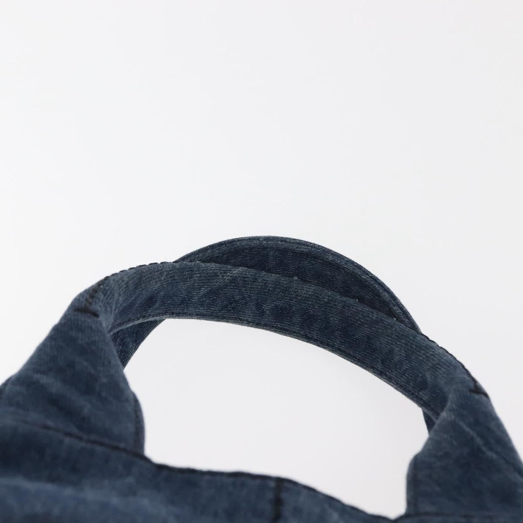 Prada Canapa Convertible Tote Denim Blue Denim_Jeans Bag