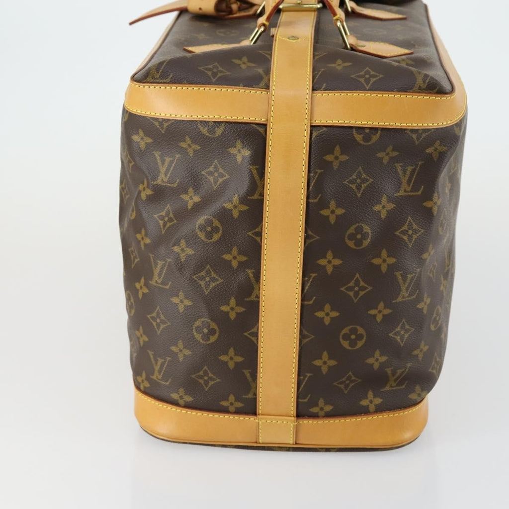 Louis Vuitton Cruiser Handbag Monogram Canvas Brown Canvas Travel Bag