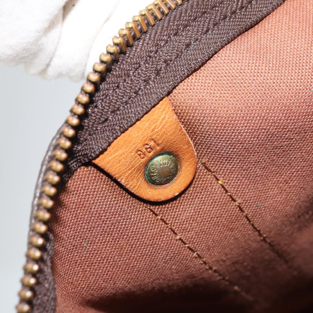 Louis Vuitton Keepall Bag Monogram Canvas Brown Canvas Travel Bag