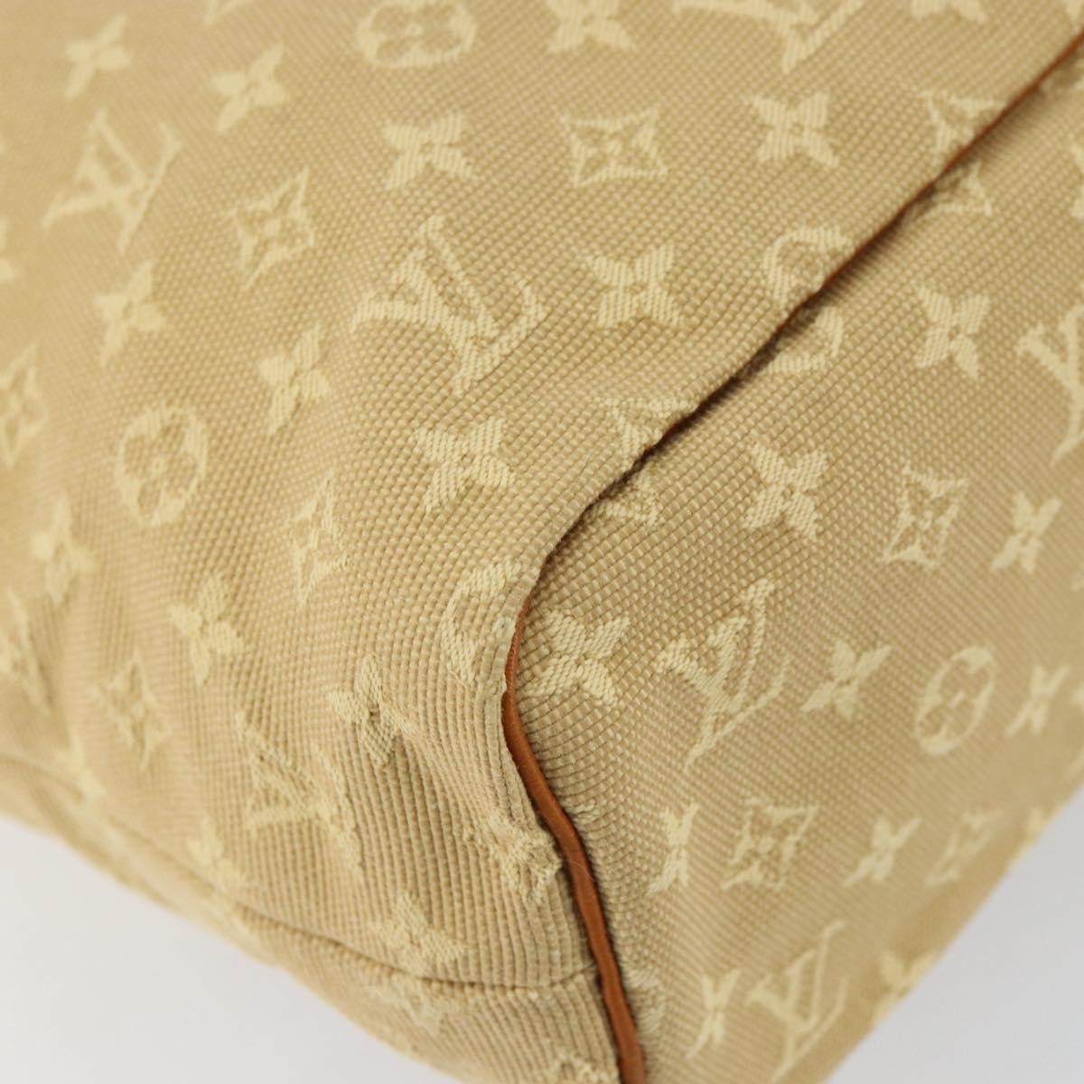 Louis Vuitton Lucille Handbag Mini Lin Beige Canvas Tote Bag