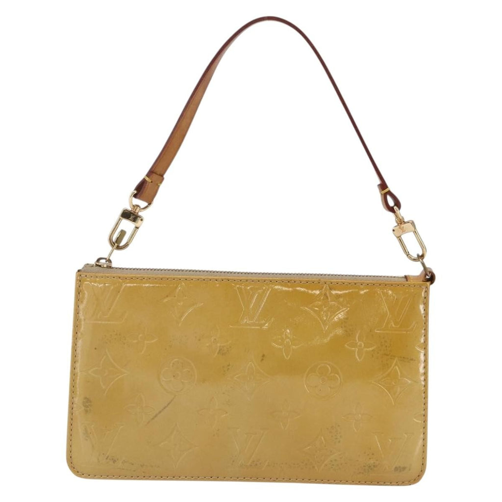 Louis Vuitton Lexington Pochette Monogram Vernis Beige Patent_Leather Clutche & Pouche Bag