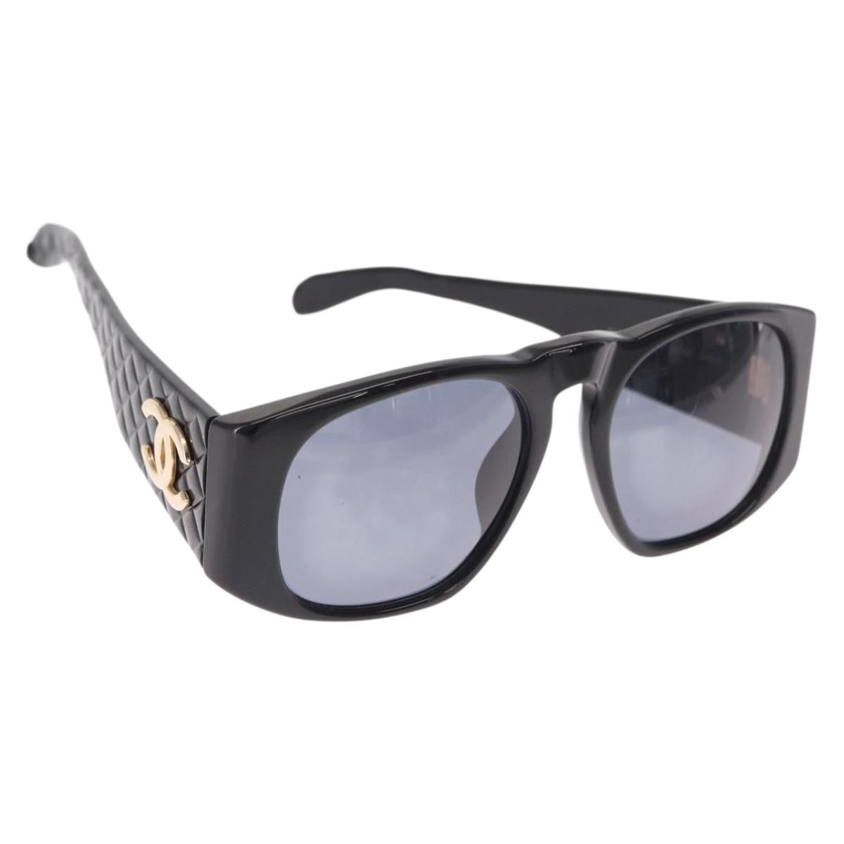 Chanel Logo Cc Sunglasses Plastic Black Plastic Sunglasse Accessory