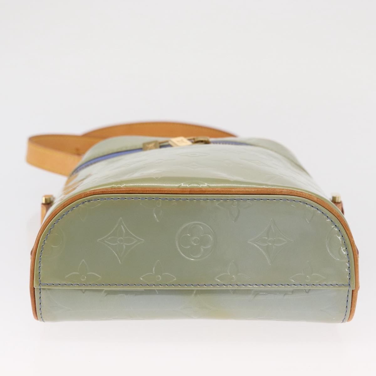 Louis Vuitton Sullivan Handbag Monogram Vernis Gray Patent_Leather Shoulder Bag