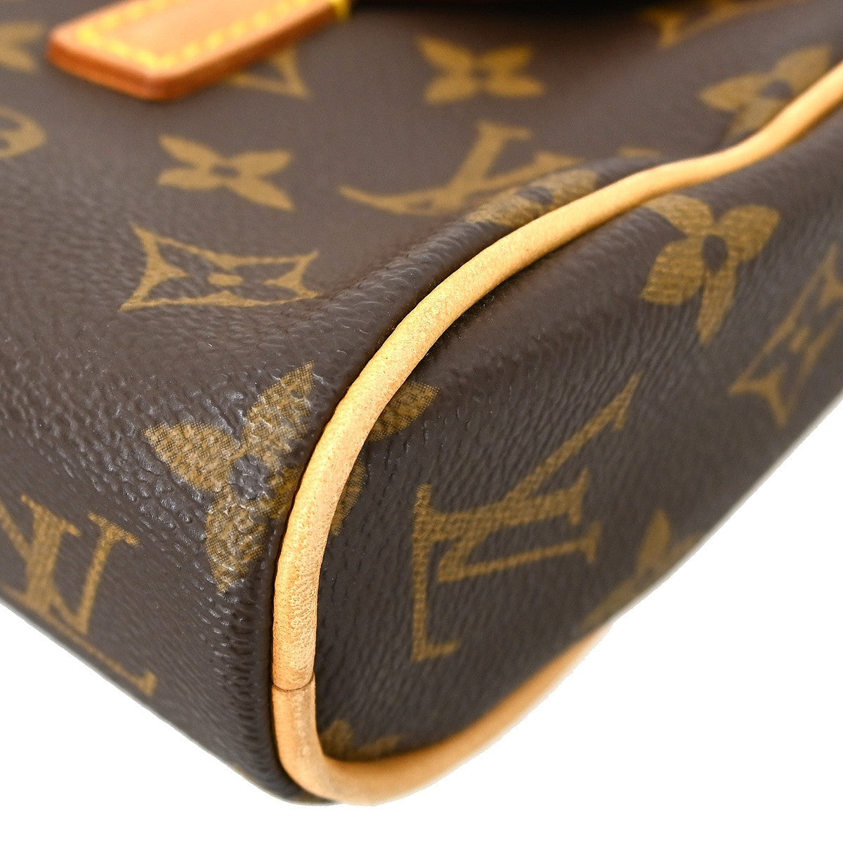 Louis Vuitton Sonatine Handbag Monogram Canvas Brown Canvas Handbag