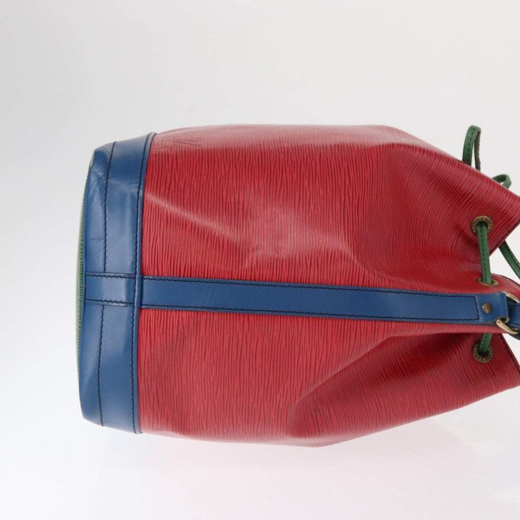 Louis Vuitton Tricolor Noe Handbag Epi Leather Red Leather Shoulder Bag