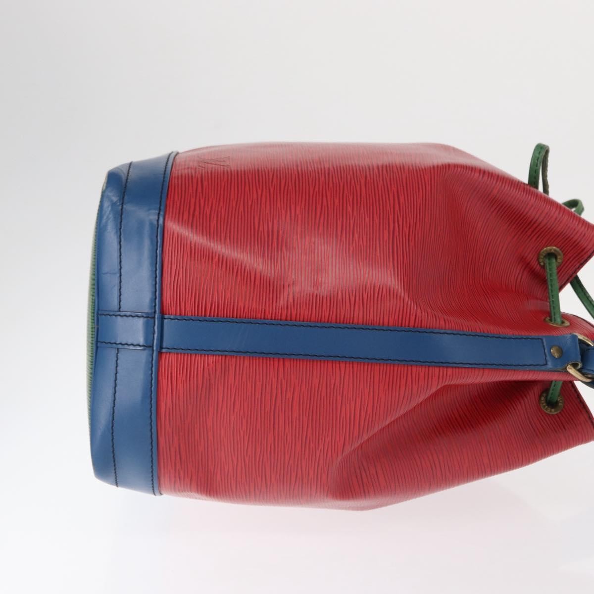 Louis Vuitton Tricolor Noe Handbag Epi Leather Red Leather Shoulder Bag