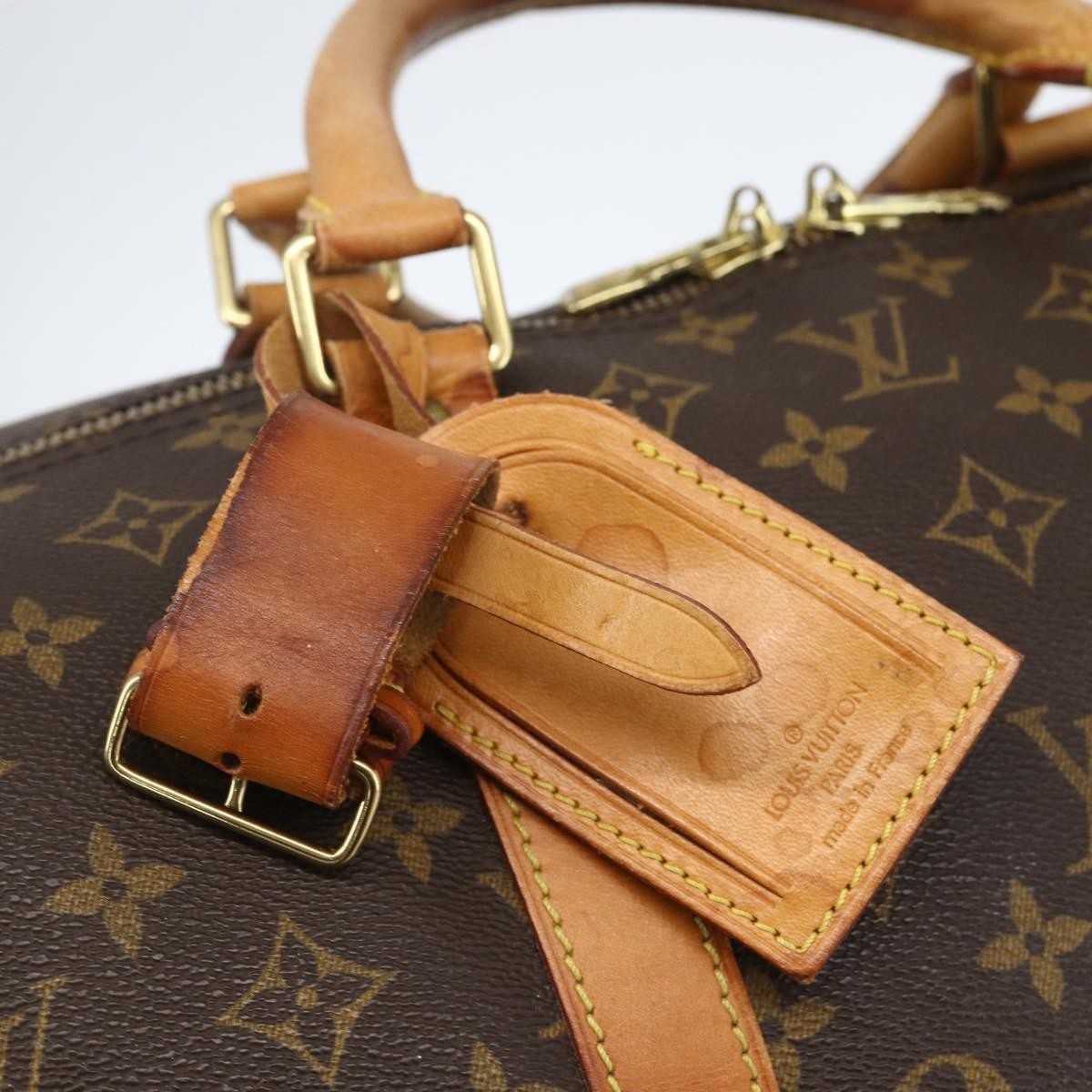 Louis Vuitton Keepall Bag Monogram Canvas Brown Canvas Travel Bag