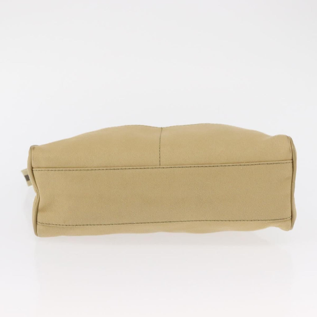 Gucci Vintage Shoulder Bag Canvas Beige Canvas Shoulder Bag Bag (Pre-Owned)