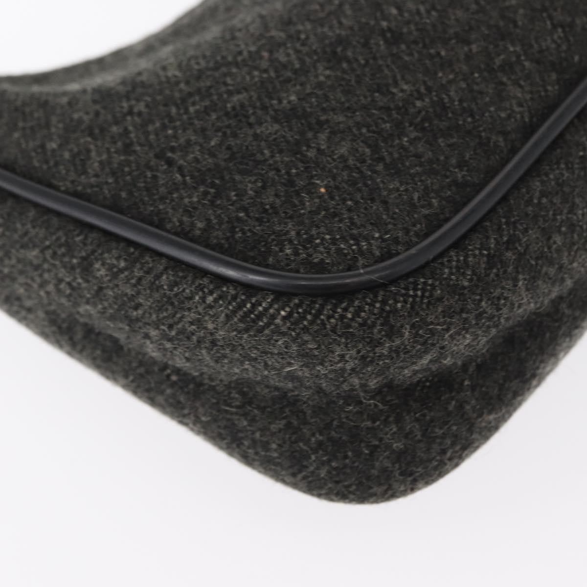 Prada Re-Edition 2000 Hobo Wool Gray Wool Handbag