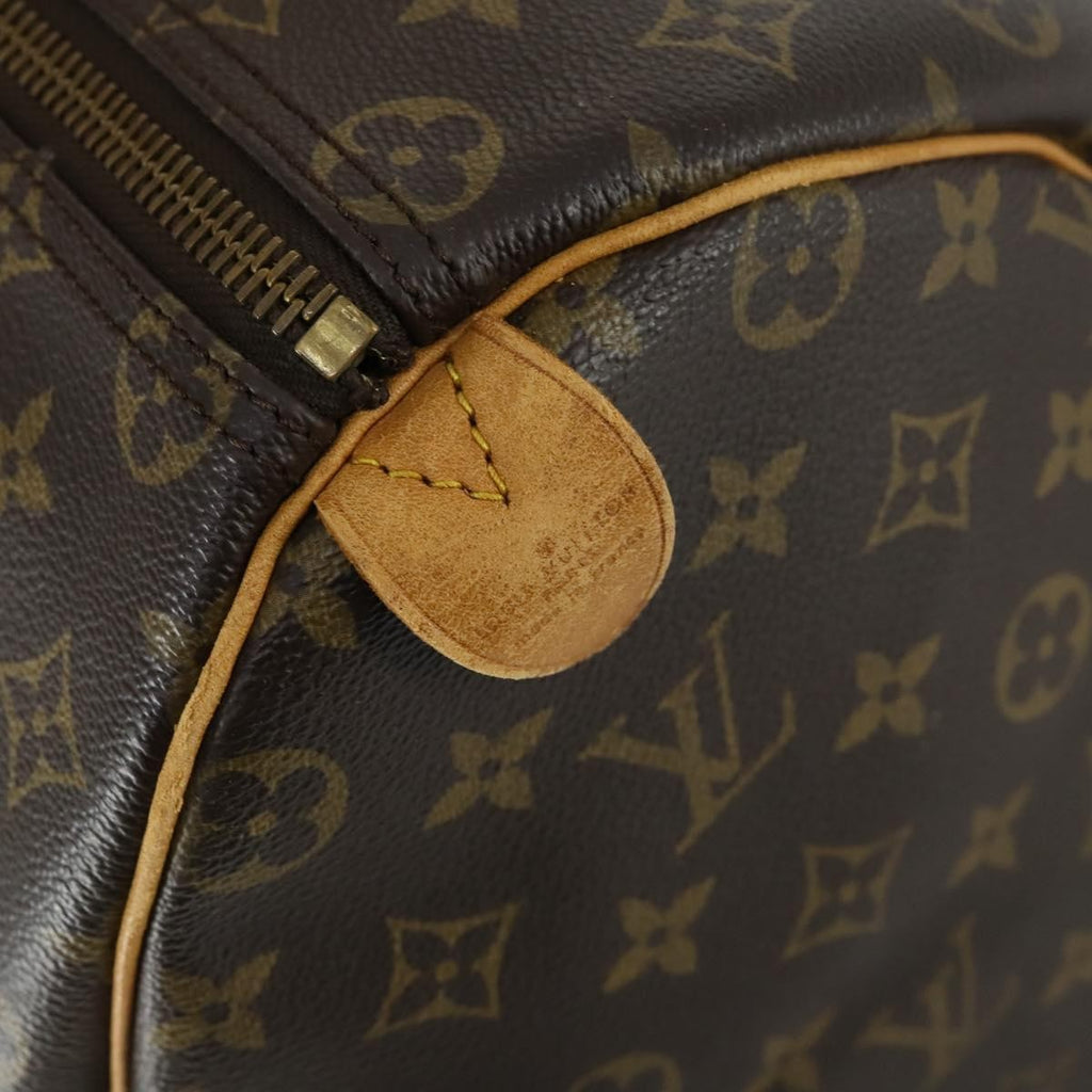 Louis Vuitton Keepall Bag Monogram Canvas Brown Canvas Travel Bag