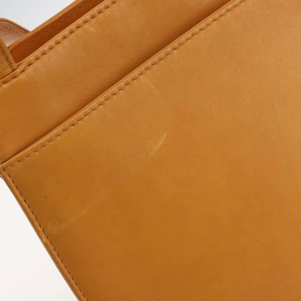 Chanel Vintage Logo Tote Leather Camel Leather Tote Bag Bag