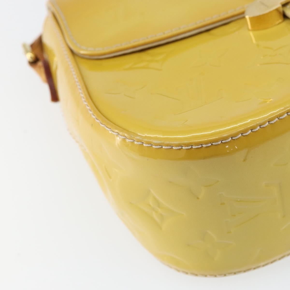 Louis Vuitton Bellflower Handbag Monogram Vernis Brown Patent_Leather Shoulder Bag