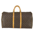 Louis Vuitton Keepall Bag Monogram Canvas Brown Canvas Travel Bag