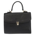 Burberry Vintage Handbag Leather Black Leather Handbag