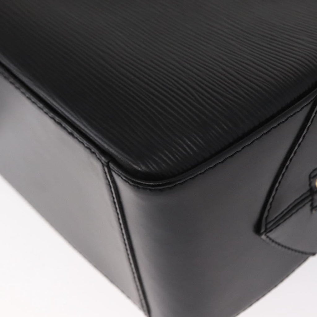 Louis Vuitton Sablons Handbag Epi Leather Black Leather Handbag