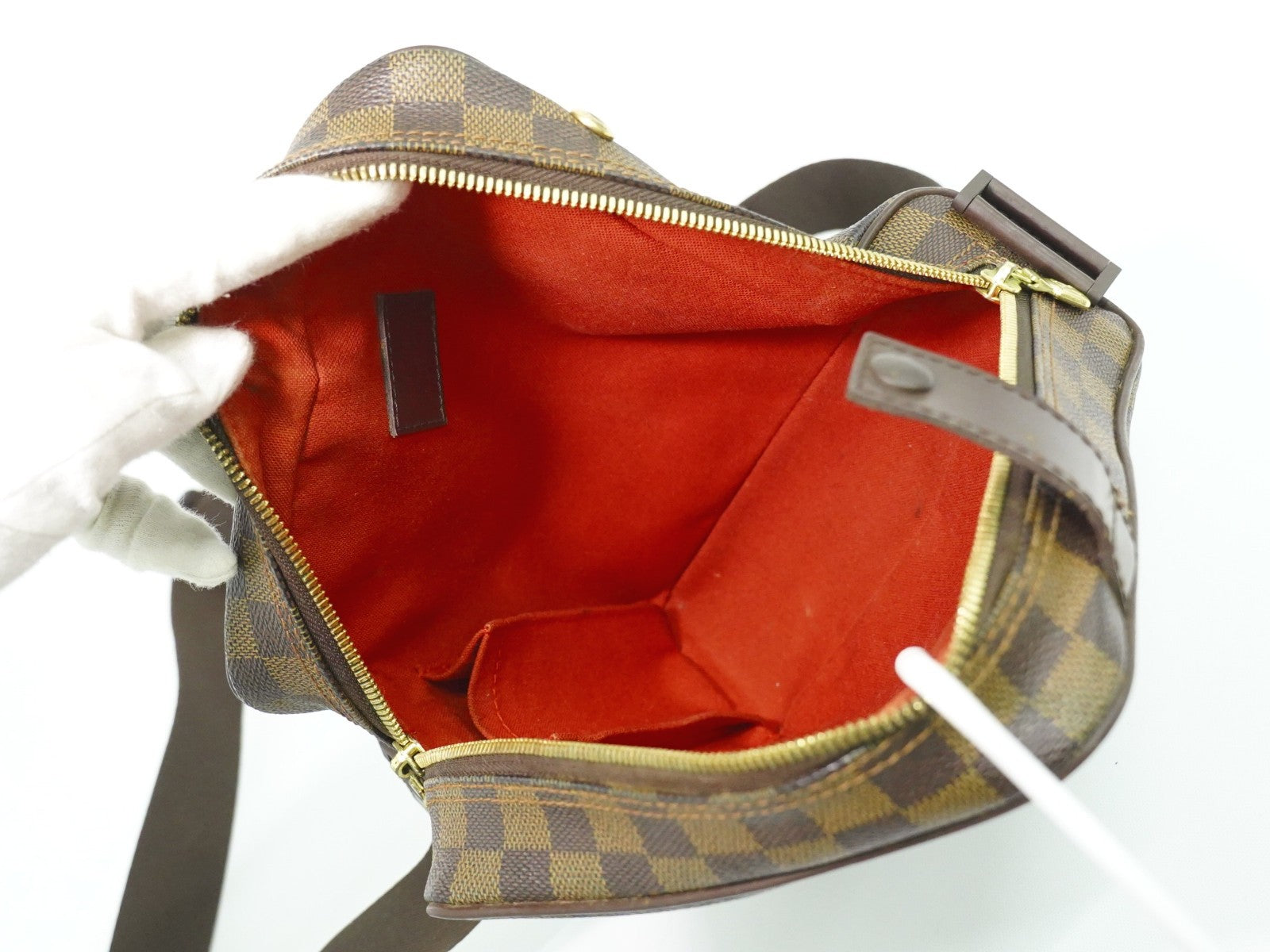 Louis Vuitton Olav Handbag Damier Brown Canvas Shoulder Bag