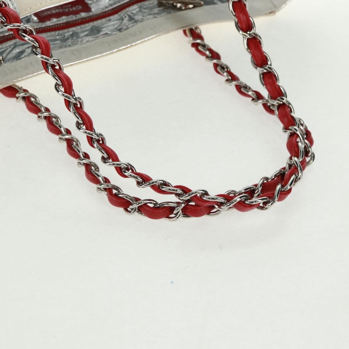 Chanel No.5 Tote Canvas And Leather White Canvas Tote Bag Bag