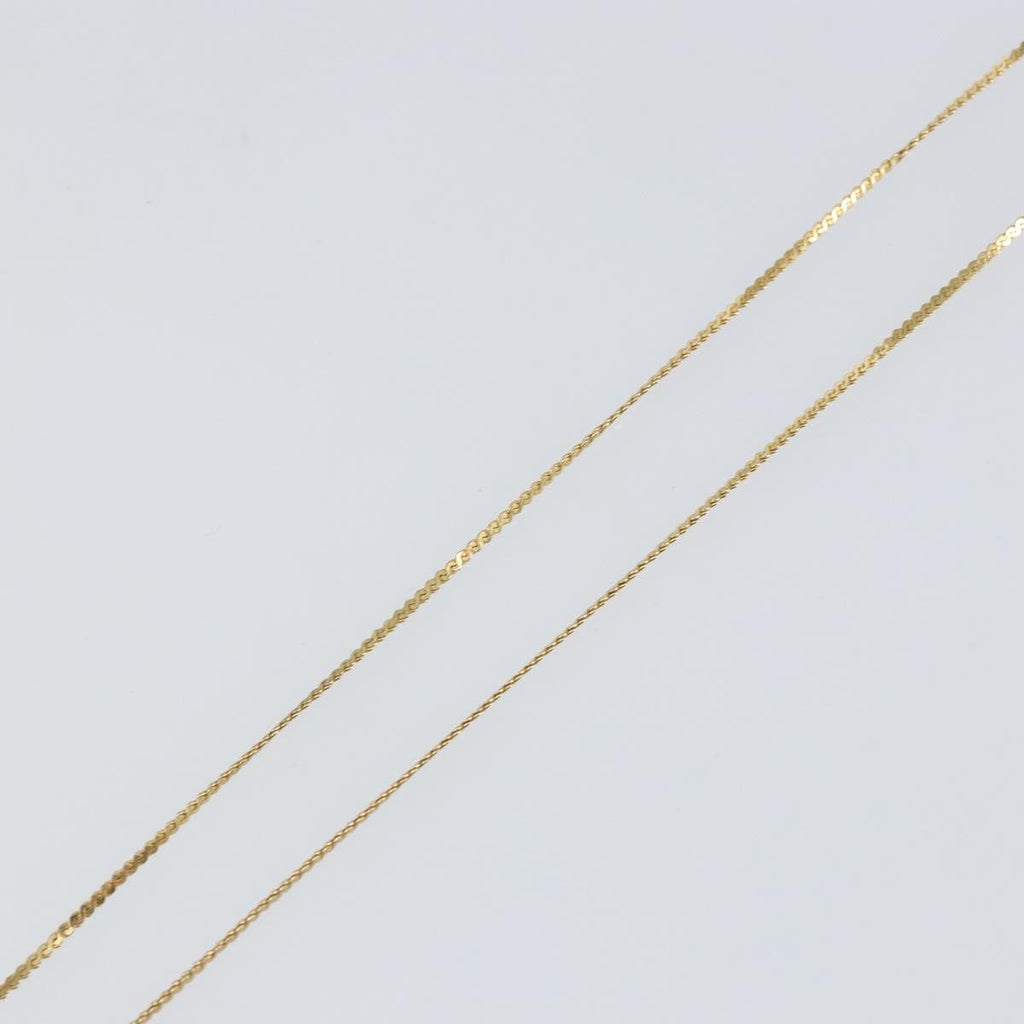 Christian Dior Cd Round Pendant Necklace Metal Gold Metal Necklace Jewelry (Pre-Owned)