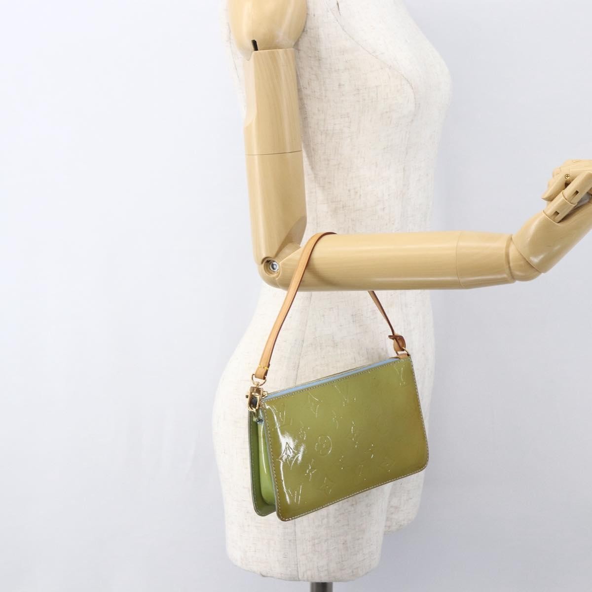 Louis Vuitton Lexington Pochette Monogram Vernis Blue Patent_Leather Clutche & Pouche Bag
