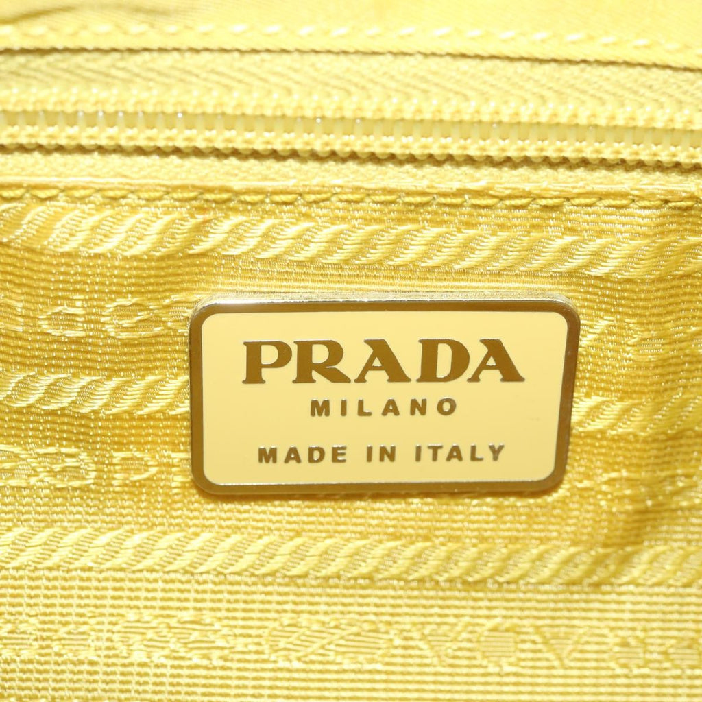 Prada Vintage Shoulder Bag Tessuto Yellow Nylon Shoulder Bag Bag