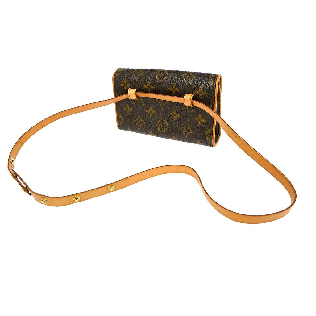 Louis Vuitton Florentine Waist Bag Monogram Canvas Brown Canvas Shoulder Bag